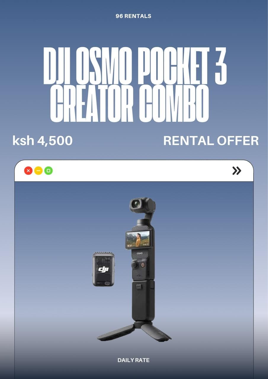 DJI Osmo Pocket 3 Creator Combo