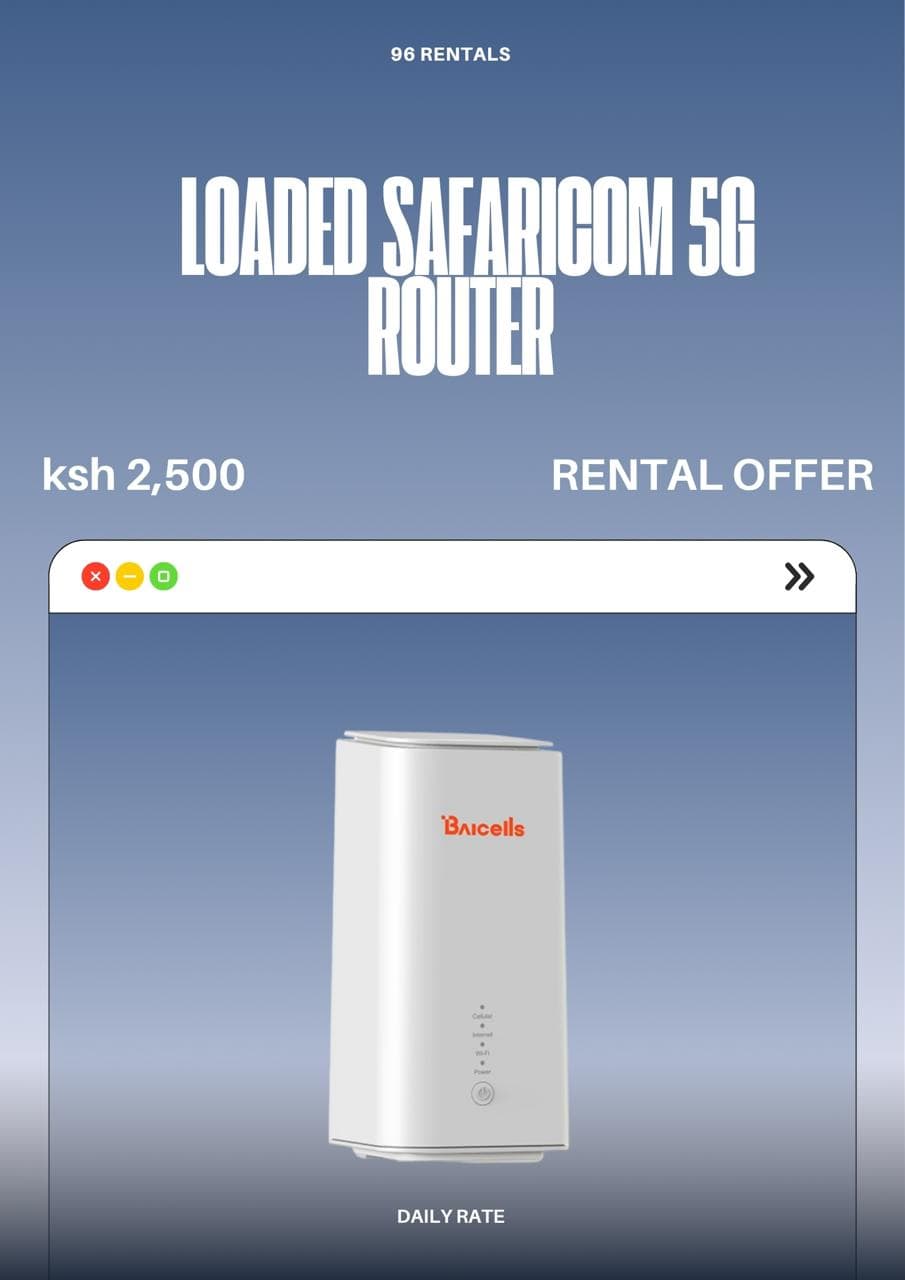 Loaded Safaricom 5G Router