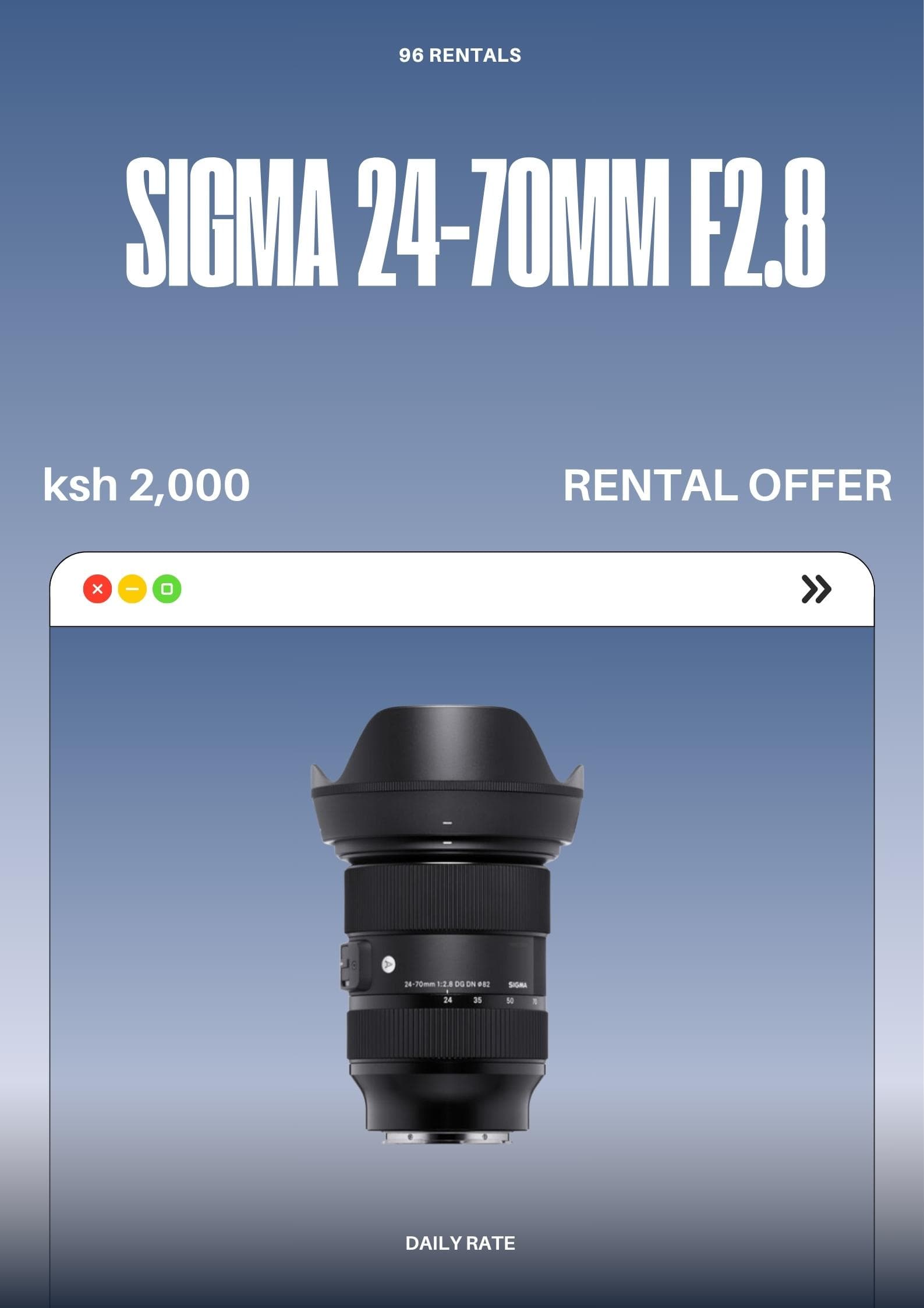 Sigma 24-70mm f2.8