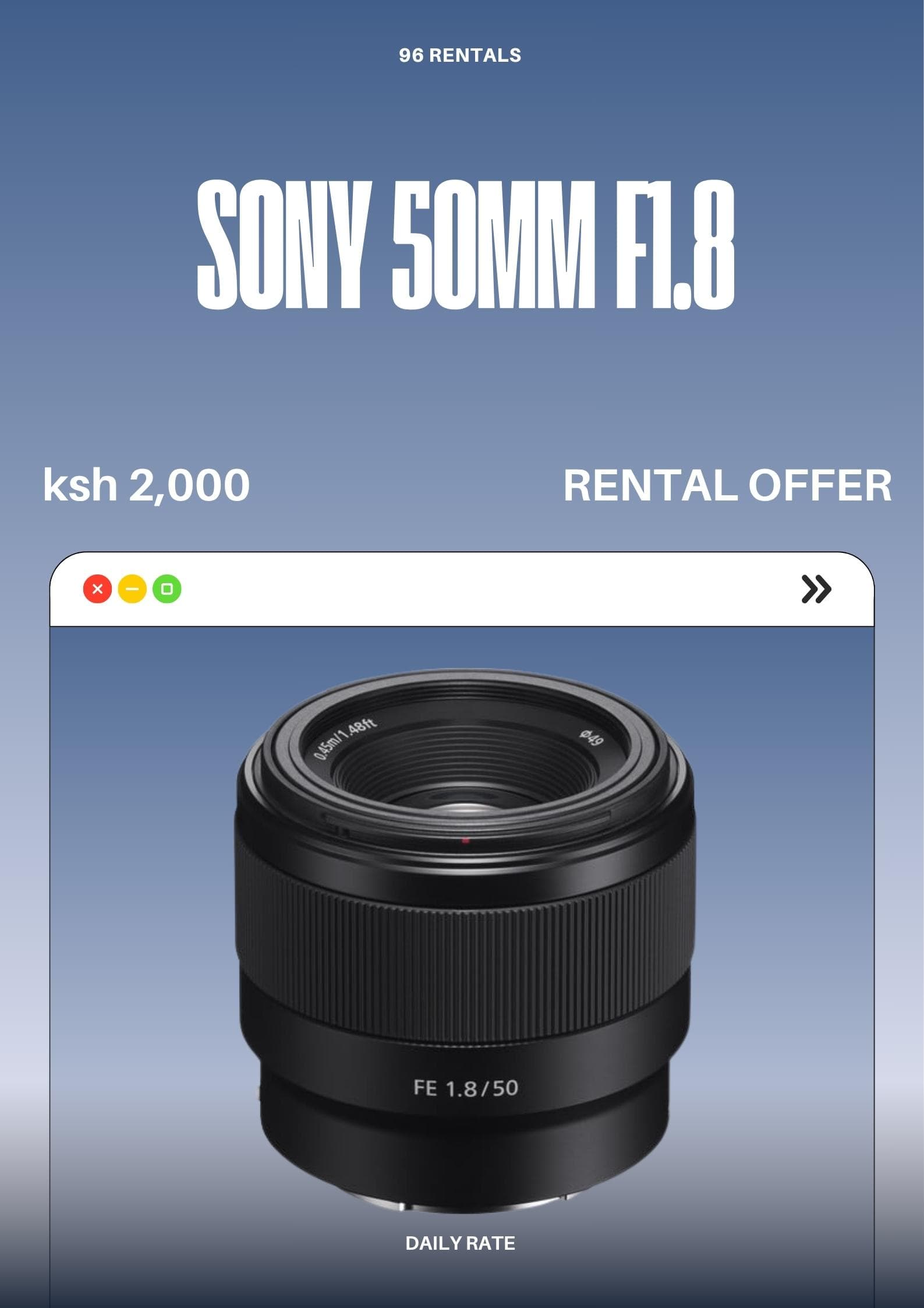 Sony 50mm F1.8